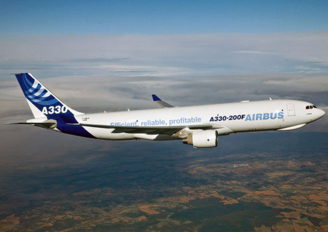 "Airbus A330-200F cargo aircraft"