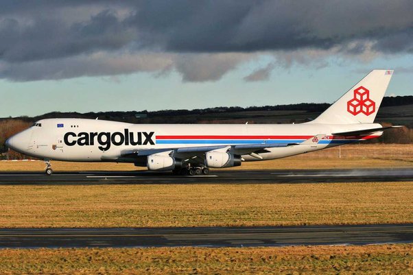 "Boeing 747-400F cargo freighter"