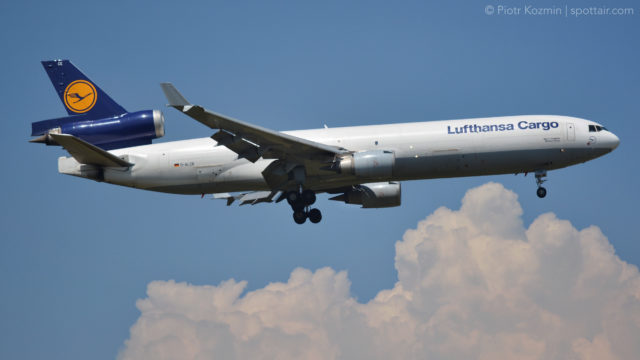 " MD-11F cargo freighter"