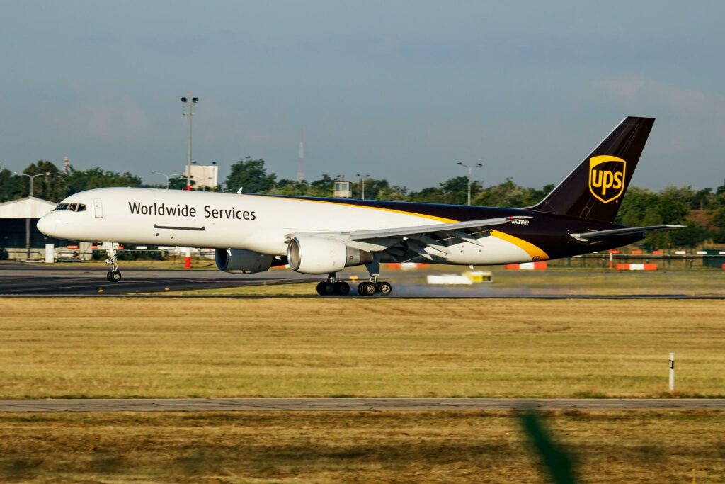 "ups flight on ground"
