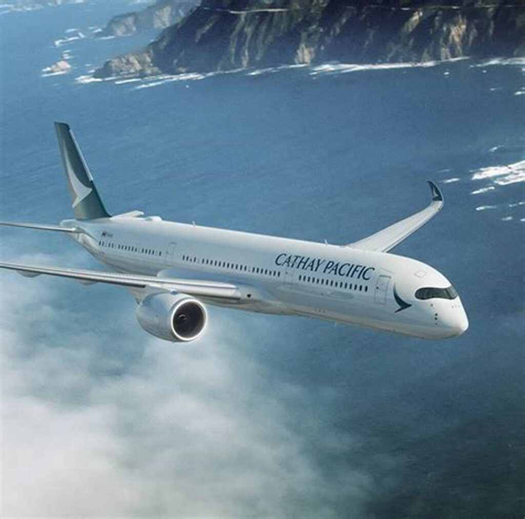 "Cathy Pacific Airline aircraft"