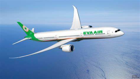 "EVA AIR AIRCRAFT IN AIR"